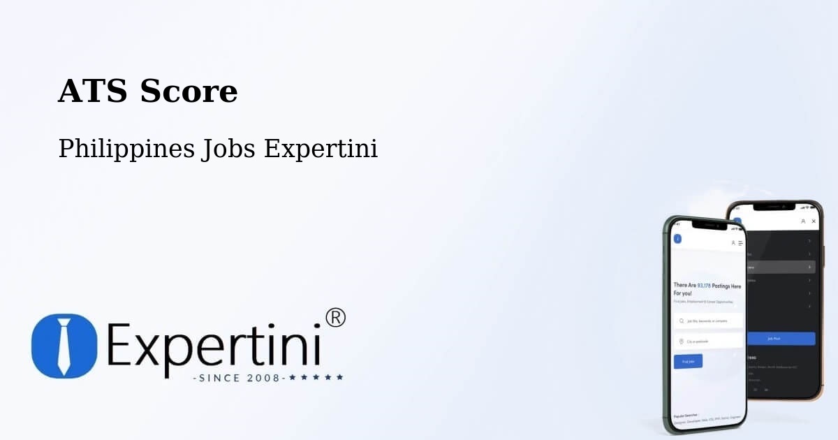 ATS Score - Philippines Jobs Expertini