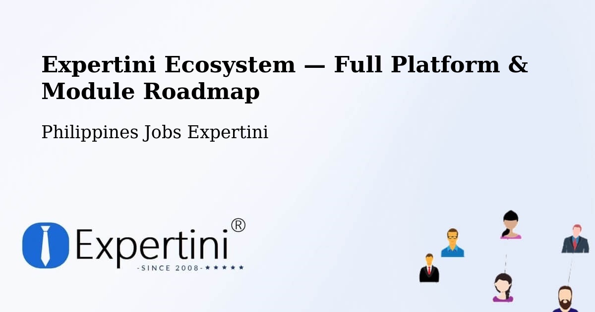 Expertini Ecosystem — Full Platform & Module Roadmap – Binucayan